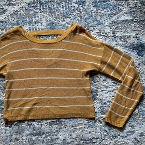 Yellow Striped Sweater
